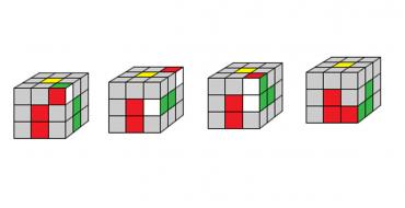 Необычные способы сборки кубика рубика